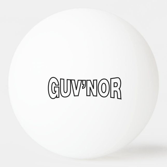 PELOTA DE PING PONG GUV'NOR (Anverso)