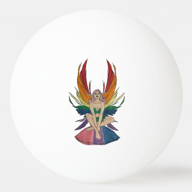 Pelota De Ping Pong Hada Bisexual (Anverso)