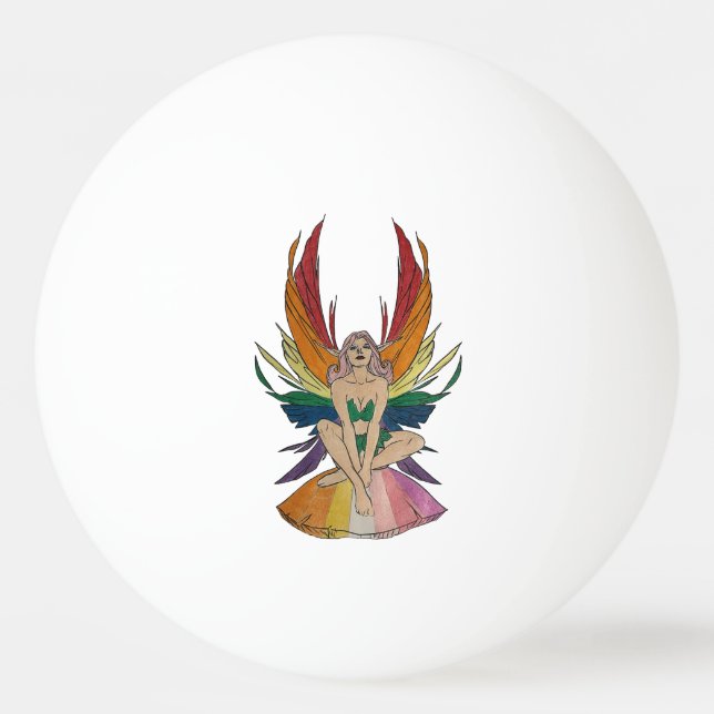 Pelota De Ping Pong Hada Lesbiana  (Anverso)