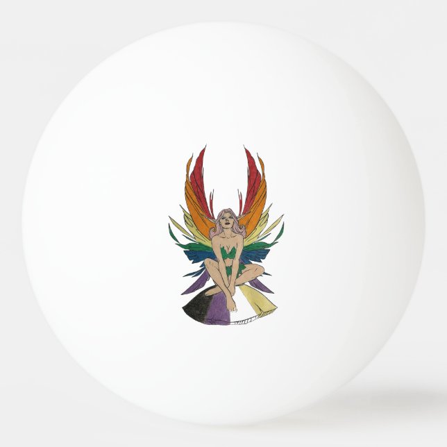 Pelota De Ping Pong Hada no binaria (Anverso)