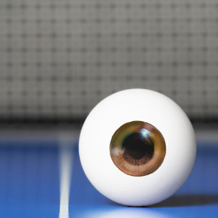 Pelota De Ping Pong Halloween de Béisbol Eterno Raro Realista Ojo Marr