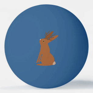 Pelota De Ping Pong Halloween Jackalope Trick o Trete