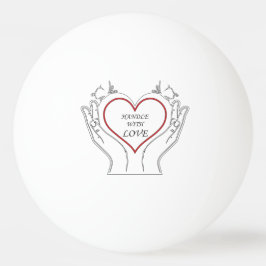 Pelota De Ping Pong Handle With Love