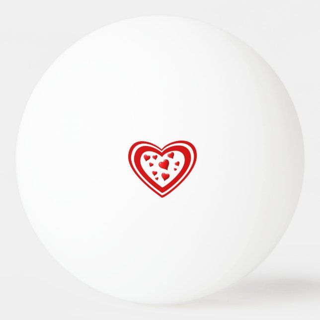 Pelota De Ping Pong Hart lleno de amor (Reverso)