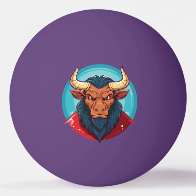Pelota De Ping Pong Head of a minotaur from greek mythology (Anverso)