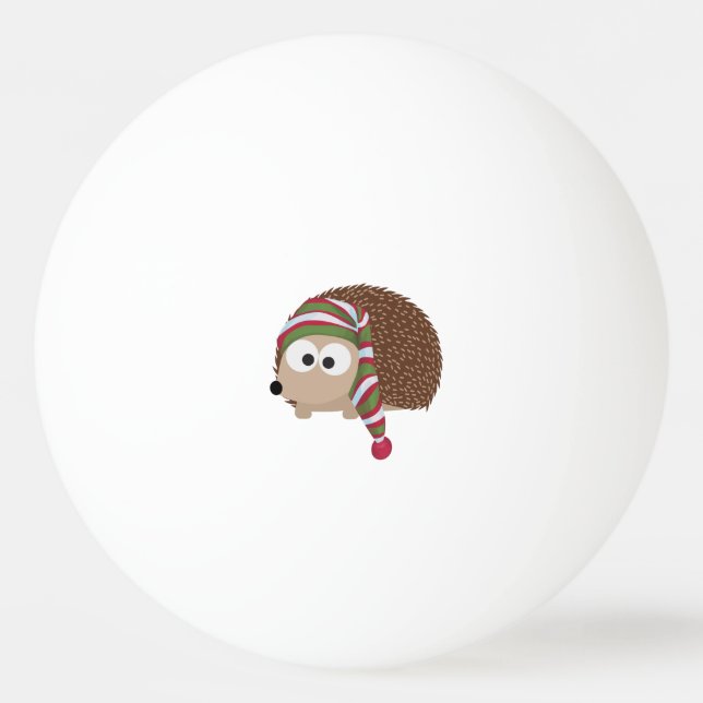 Pelota De Ping Pong Hedgehog en el capuchón durmiente (Anverso)