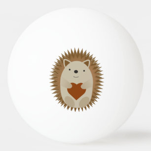 Pelota De Ping Pong Hedgehog Heart
