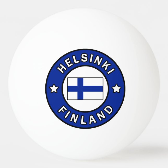 Pelota De Ping Pong Helsinki Finlandia (Anverso)