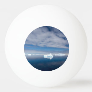 Pelota De Ping Pong Hielo flotante en la Antártida