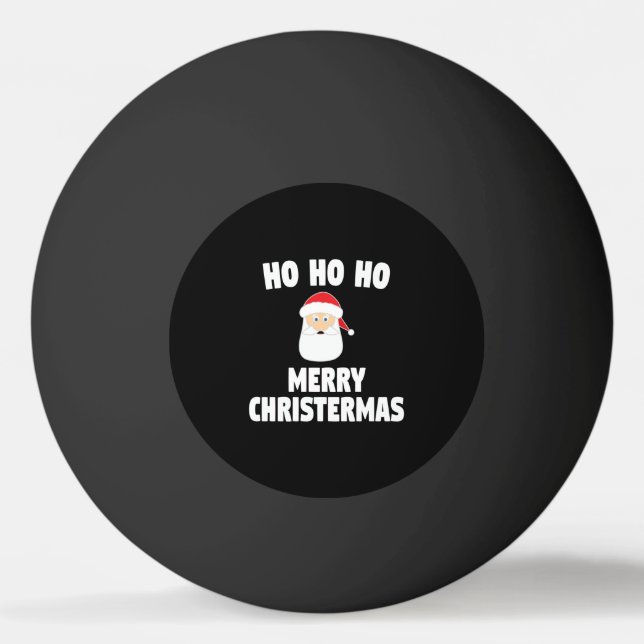 Pelota De Ping Pong Ho Ho Ho Ho Feliz Navidad (Anverso)