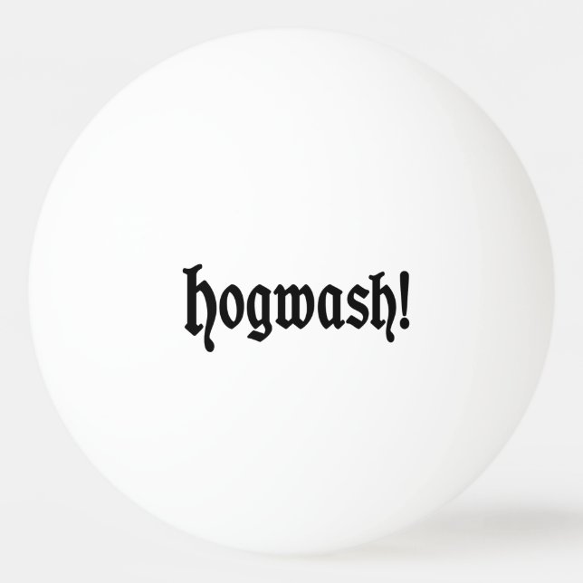 Pelota De Ping Pong ¡Hogwash! (Anverso)