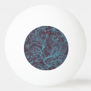 Pelota De Ping Pong Hojas decorativas: fondo de patrón sin soldadura