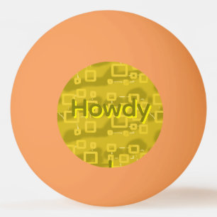 Pelota De Ping Pong Hola Geométrico 