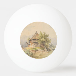 Pelota De Ping Pong Holzhütte am See - Carl Lafite