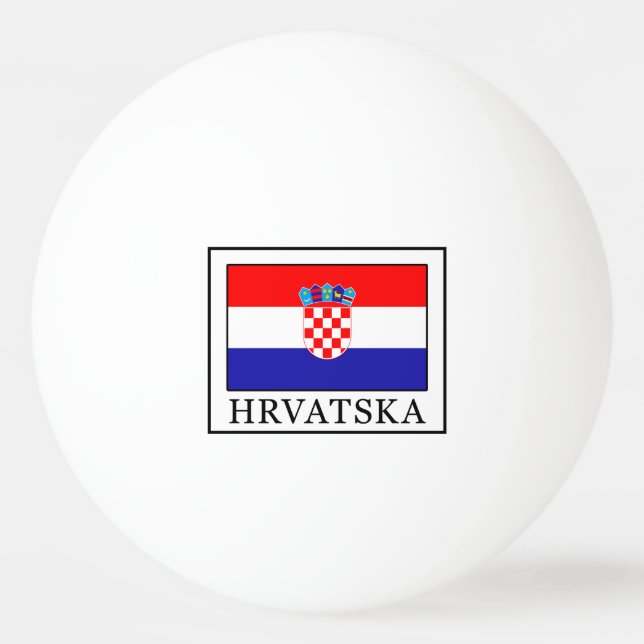 Pelota De Ping Pong Hrvatska (Anverso)