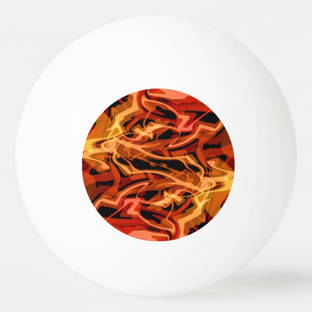 Pelota De Ping Pong Huevos y pimientos desconcertados (Anverso)