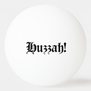 Pelota De Ping Pong ¡Hurra! {Tipografía Medieval}