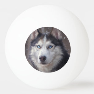 Pelota De Ping Pong Husky Siberian