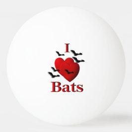 Pelota De Ping Pong I Heart Bats