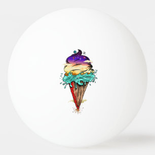 Pelota De Ping Pong Ice Cream World
