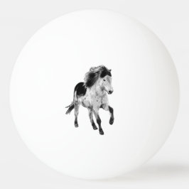 Pelota De Ping Pong Icelandic horse in motion