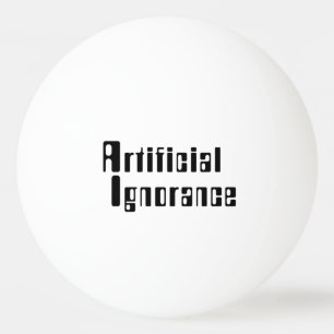 Pelota De Ping Pong Ignorancia artificial