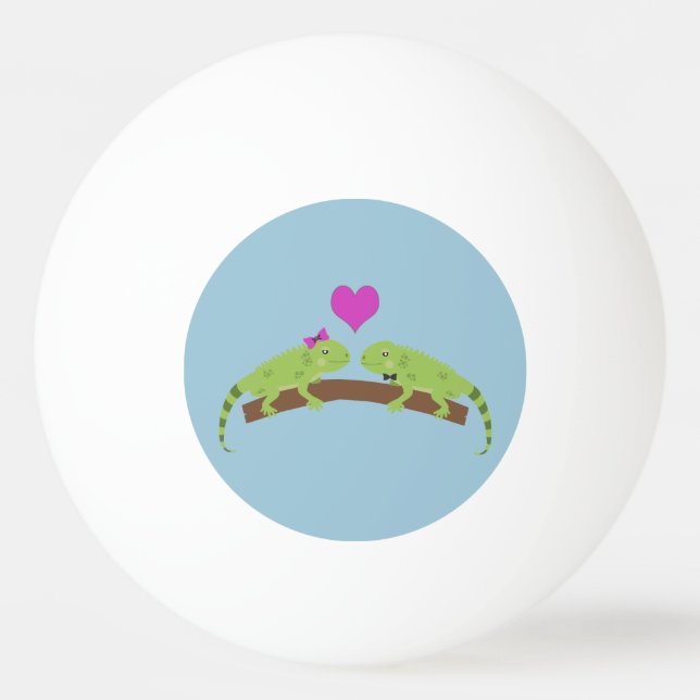 Pelota De Ping Pong Iguana amor (Reverso)