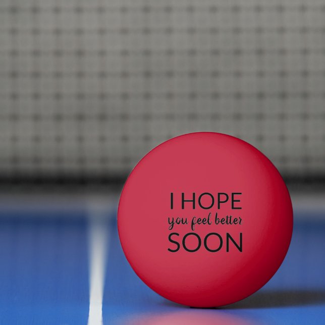 Pelota De Ping Pong #IHopeYouFeelBetterSoonPingPongBall (Neto)