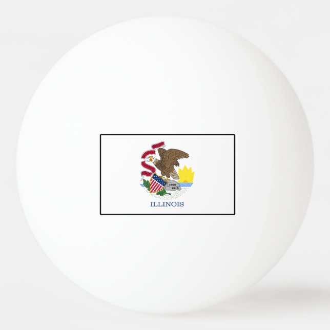Pelota De Ping Pong Illinois (Anverso)