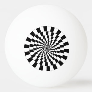 Pelota De Ping Pong ILUSIÓN ÓPTICA Arte Retro
