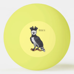 Pelota De Ping Pong Ilustracion de Harpy Eagle personalizado