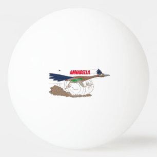 Pelota De Ping Pong Ilustracion de pájaro personalizado de pista diver