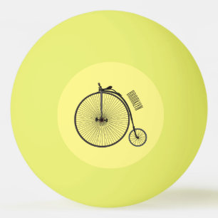 Pelota De Ping Pong Ilustracion de personalizado de bicicletas de alta