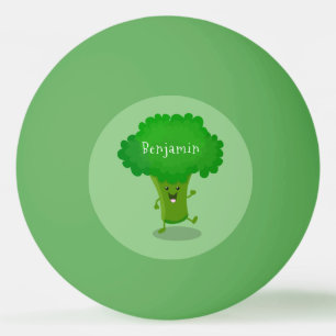 Pelota De Ping Pong Ilustracion de personalizado de brócoli de baile c