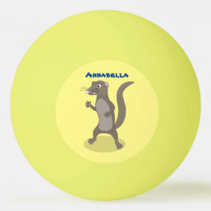 Pelota De Ping Pong Ilustracion de personalizado de mongosis suave