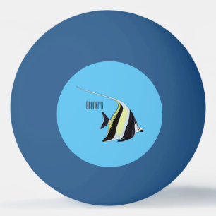 Pelota De Ping Pong Ilustracion de personalizado de peces moro