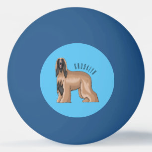 Pelota De Ping Pong Ilustracion de personalizado de perro de perro per