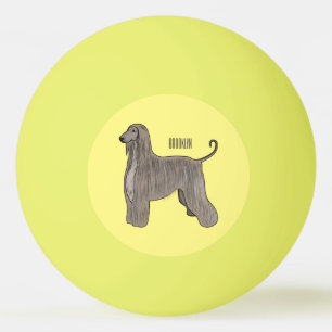 Pelota De Ping Pong Ilustracion de personalizado de perro de perro per