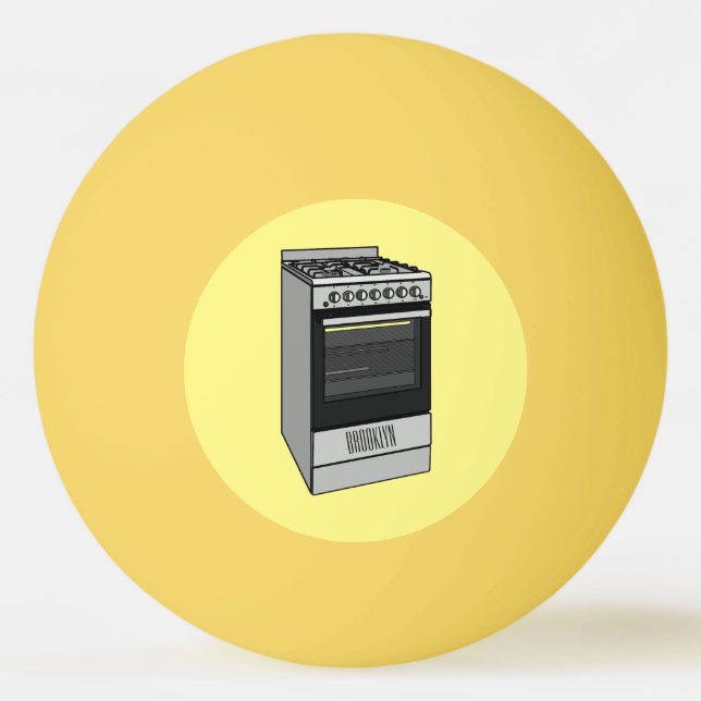 Pelota De Ping Pong Ilustracion de personalizado eléctrico (Anverso)