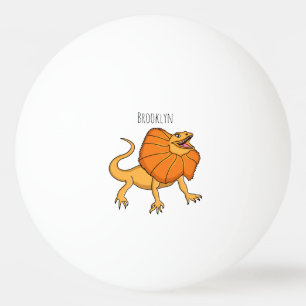 Pelota De Ping Pong ilustracion de personalizado naranja
