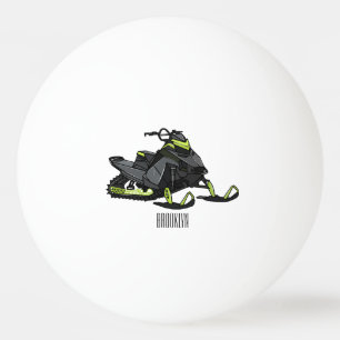 Pelota De Ping Pong Ilustracion de personalizado para motos de nieve