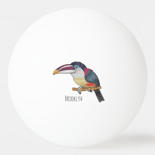 Pelota De Ping Pong Ilustracion del personalizado de aves de Curl cres