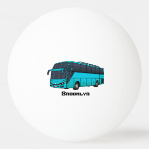 Pelota De Ping Pong Ilustracion moderno de personalizado de autobús de