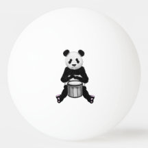 Ilustracion Panda Bear Drum