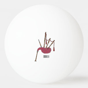 Pelota De Ping Pong Ilustracion personalizado Bagpipes