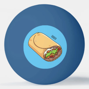 Pelota De Ping Pong Ilustracion personalizado Burrito
