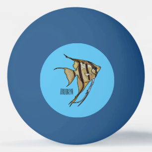 Pelota De Ping Pong Ilustracion personalizado de Angelfish