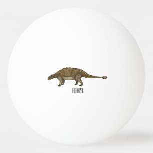Pelota De Ping Pong Ilustracion personalizado de Ankylosaurus