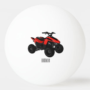 Pelota De Ping Pong Ilustracion personalizado de atv de cuatro bicicle