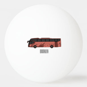 Pelota De Ping Pong Ilustracion personalizado de autobús